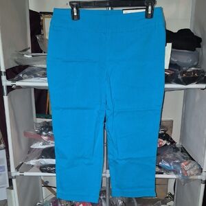 Dana Buchman Bright Blue Capris